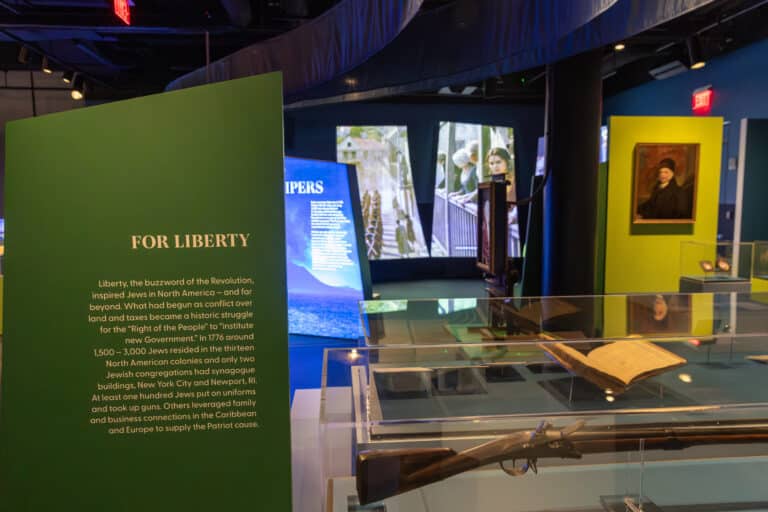 "The First Salute" exhibit at the Weitzman National Museum (Shoot from Within)
