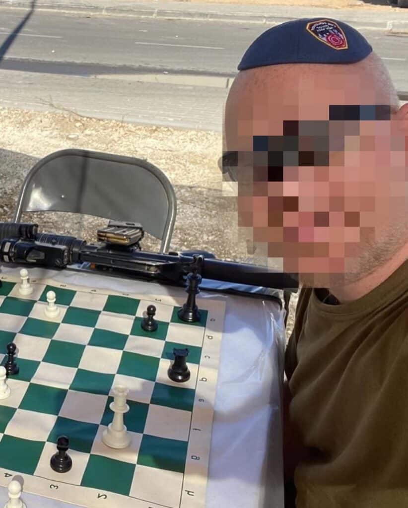 This is a FDNY member who is also an IDF reservist who went and spent nearly two months fighting at the beginning of the war (courtesy) 