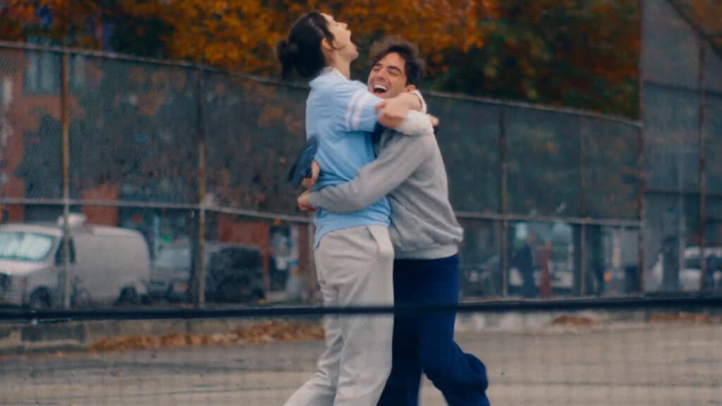 Jonah Feingold and Sarah Coffey in "31 Candles"