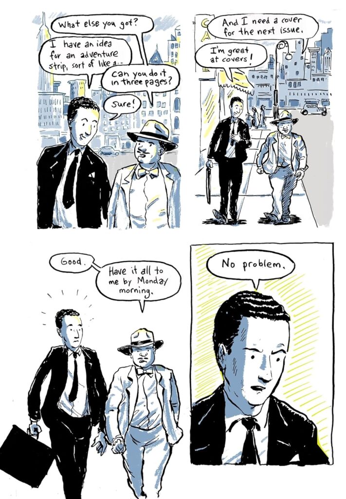 A page from "Will Eisner: A Comics Biography"