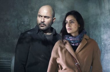 Fauda's Lior Raz and Lucy Ayoub. Photo courtesy of Yes/Elia Spinopolos