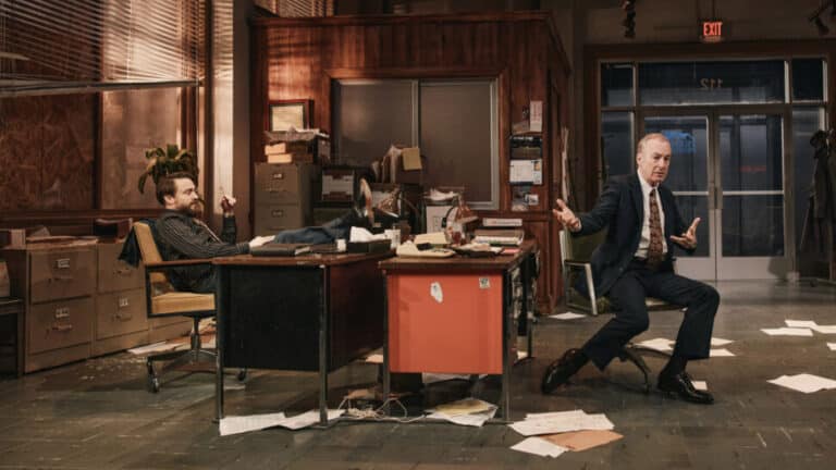 Kieran Culkin and Bob Odenkirk shine as Ricky Roma and Shelley Levene in David Mamet's Glengarry Glenn Ross"