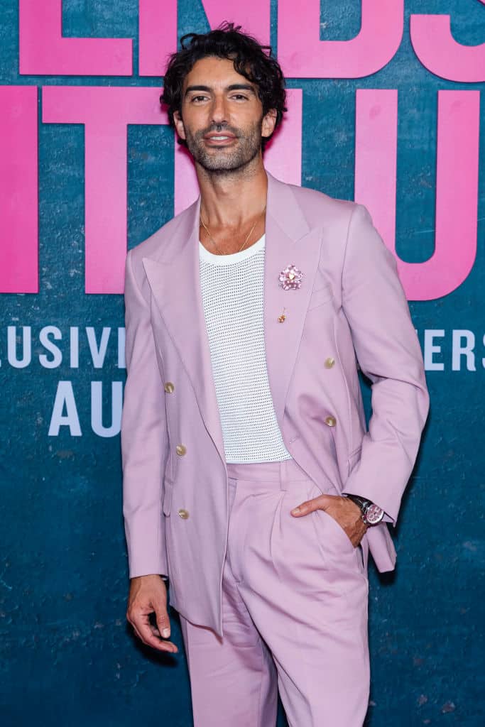Justin Baldoni attends the "It Ends With Us" New York Premiere at AMC Lincoln Square Theater on August 06, 2024 in New York City. 