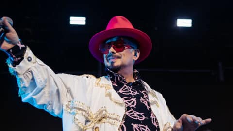 HENLEY-ON-THAMES, ENGLAND - JULY 08: Boy George performs on stage during Henley Festival 2026 at Mill Meadows on July 08, 2026 in Henley-on-Thames, England. (Photo by Ki Price/WireImage)