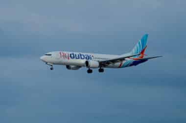 TZAFRIA, ISRAEL - SEPTEMBER 30: A plane carrying passengers from an earlier Flydubai flight that was diverted to Saudi Arabia arrives at Ben Gurion Airport on September 30, 2026 in Tzafria, Israel. This morning, a Flydubai flight from Dubai to Tel Aviv was diverted to Saudi Arabia after a violent altercation in the cockpit. Passengers told media outlets that a pilot was stabbed and temporarily lost control of the plane. A second plane was sent to Saudi Arabia to retrieve the stranded passengers and return them to Israel. (Photo by Erik Marmor/Getty Images)