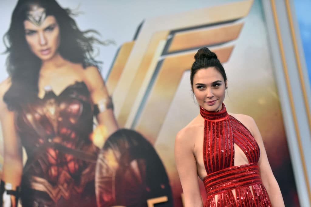 HOLLYWOOD, CA - MAY 25:  Actor Gal Gadot attends the premiere of Warner Bros. Pictures' "Wonder Woman" at the Pantages Theatre on May 25, 2017 in Hollywood, California.  (Photo by Frazer Harrison/Getty Images)