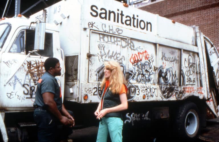 Maintenance artist Mierle Laderman Ukeles (Robin Holland)
