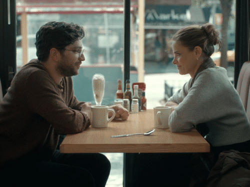 Amanda Peet as Dianne Cohen and Matthew Shear as Sam Stein in 'Fantasy Life"