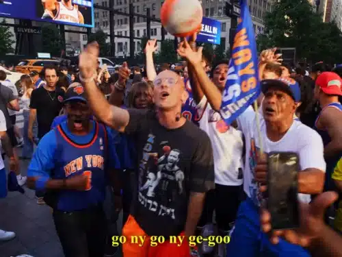Screengrab from Kosha Dillz's "Parade (Knicks Anthem 2026)"