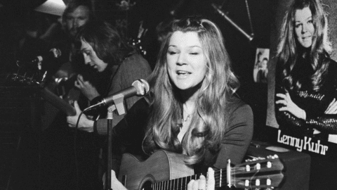 Lenny Kuhr performing in Amsterdam in November 1970.