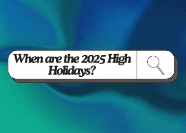2025 High Holidays