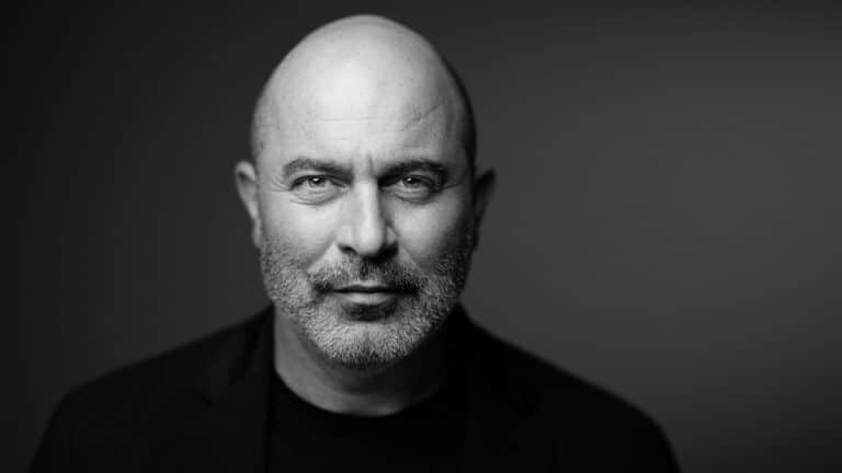 Israeli producer and actor Lior Raz poses on April 15, 2023 in Cannes, southern France. (Photo by JOEL SAGET / AFP)