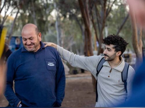 Shalev Biton and Yunis Alkarnaw