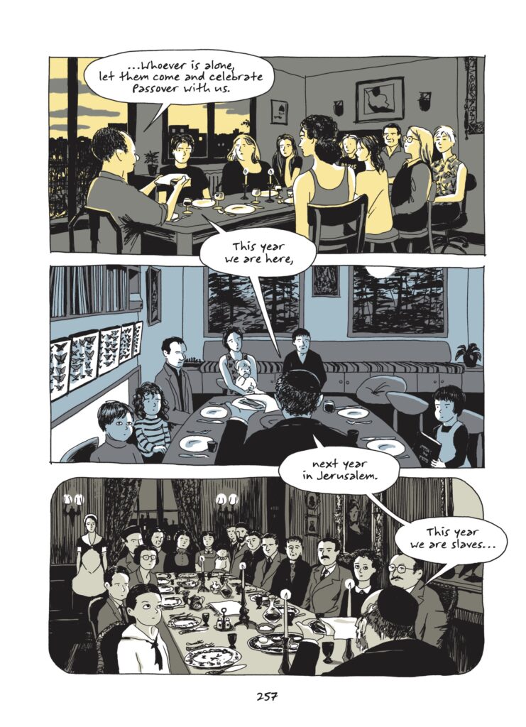 Mechner uses different colorations to explore different parts of his family history (Courtesy). 